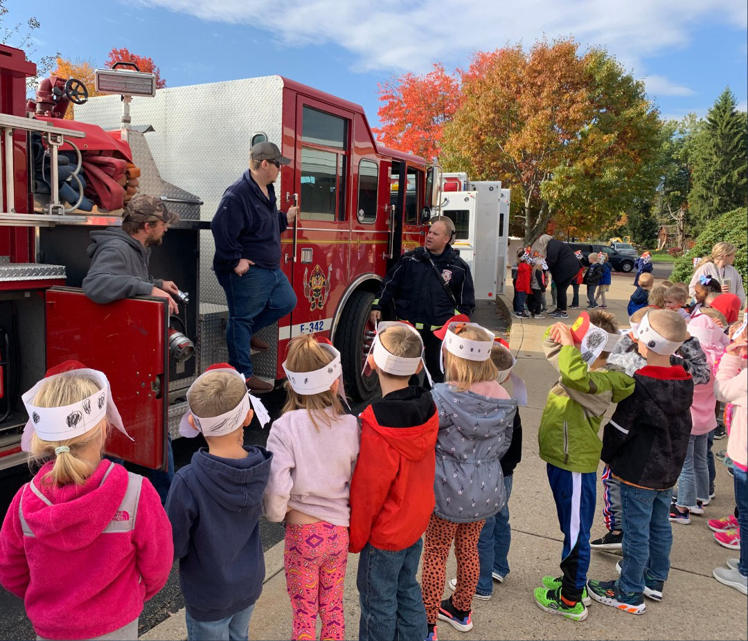 Frewsburg Volunteer Firefighters Teach Students On Fire Safety News